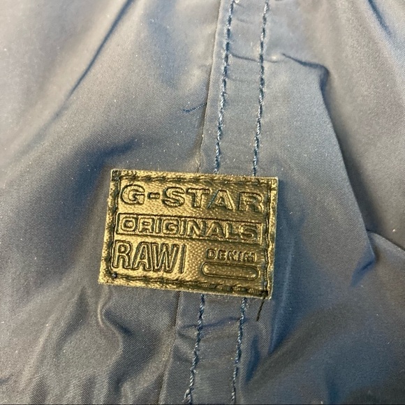 G-STAR RAW Sz M Overshirt  Raincoat Wind Breaker Hooded Jacket - Picture 13 of 13